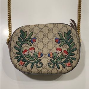 Gucci Embroidered Crossbody